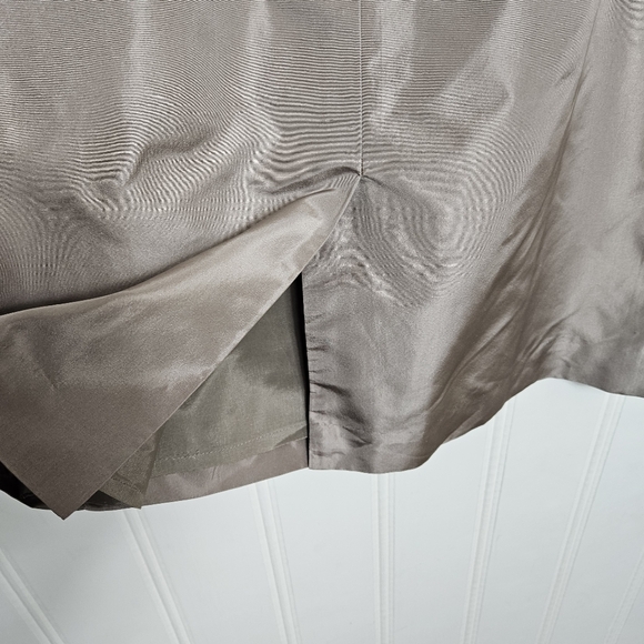 J. Crew 100% Silk Dress Womens Size 4 Gracie Fawn Halter Taffeta Formal - Picture 10 of 14